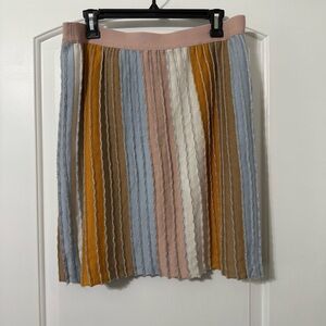 Anthropologie Eva Franco Vertical Stripe Pull On Skirt Women’s Size XL KN9980AN